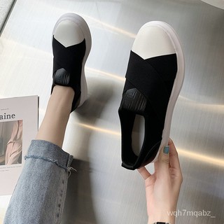 Loafers Women's Casual Shoes2021Summer New Korean Style European Station All-Match Platform Platform (4)