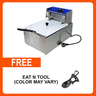 Electric Deep Fryer With Free Eat N Tools Color May
