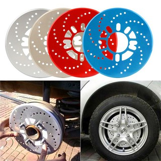 2 Pcs Car Automotive Aluminum Wheel Disc Brake Cover Modification Brakes Sheet