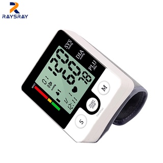 RAYSRAY Portable Digital Blood Pressure Monitor Wrist Blood Pressure Charging Voice Sphygmomanometer