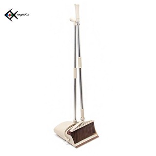 Rotatable Dustpan Set, Long Handle Dustpan, Extendable Sweep Set,Dust Pan And Broom Combo Artifact S