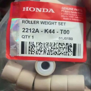 Flyball/Roller Set Weight for Honda Beat Fi 15Grams.