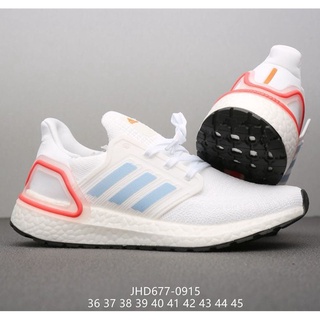 【Ready stock】Adidas Ultra boost 6.0 UB6.0 white comfortable men and women running shoes sneakers
