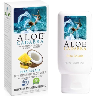 Aloe Cadabra Flavored Personal Lube for Oral Sex, Best Organic Edible Lubricant for Men, Women and C