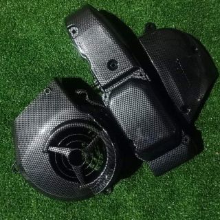 carbon crank case with fan cover mio sporty