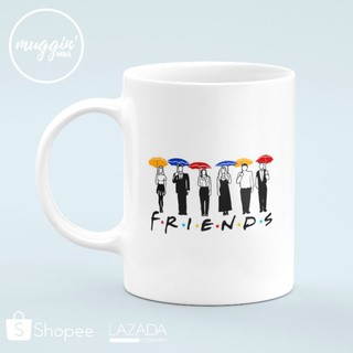 Friends ceramic mugs 11 oz white