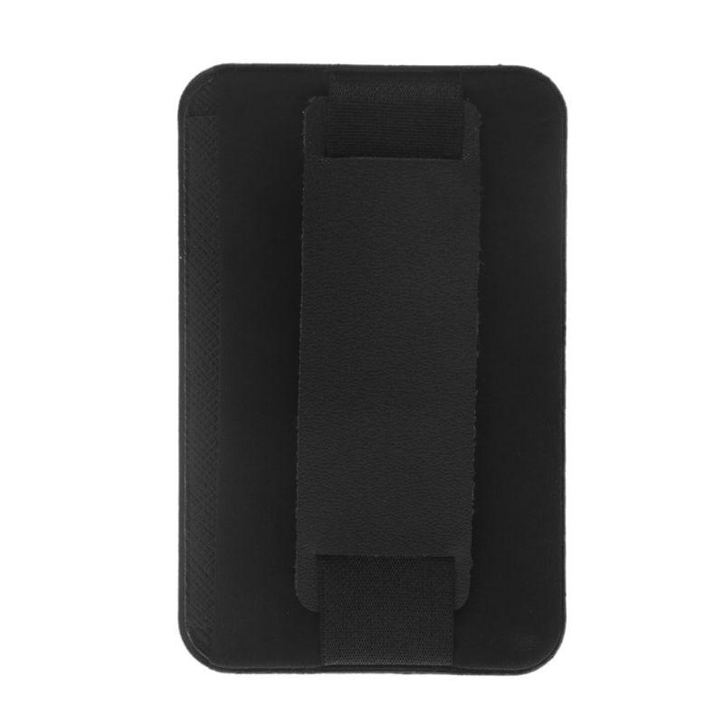 Timetogether*Lycra Leather Adhesive Sticker Back Cover Card Case Pouch Stand Holder For Cell Phone