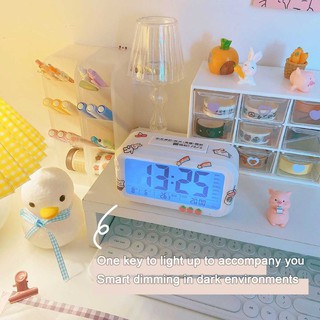 <24h delivery> W&G JHVN Digital Backlight LED Display Table Alarm Clock Snooze Thermometer Calendar Time (2)