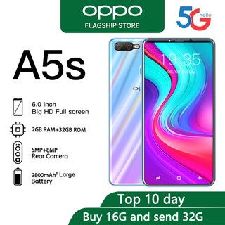 OPPO A5s cellphone 2GB+32GB 5G phone high performance big sale 2021 smartphone mobile phone (1)