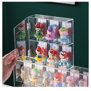 Transparent Acrylic Display Case Model Toy Display Frame Doll Storage Box Toy Doll Organizer Doll (3)