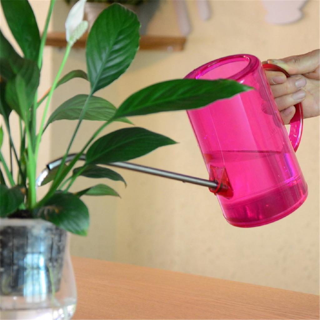 Lightweight Long Mouth Plastic Watering Can Garden Plants (7)