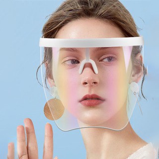 Unisex transparent HD Face Mask baffle block Anti Droplet Dust-proof Anti-UV Anti-Shock