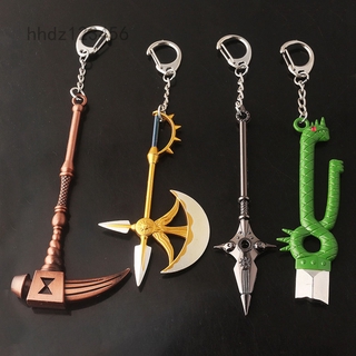 Lmingyue The Seven Deadly Sins Axe Weapon Key Chain Bottle Opener Keychain