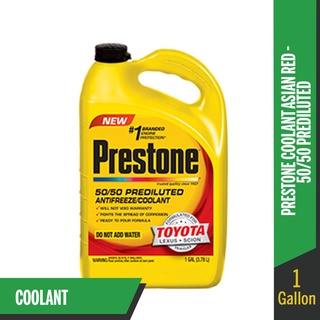 Prestone Coolant Asian Red - 50/50 Prediluted 1 Gallon