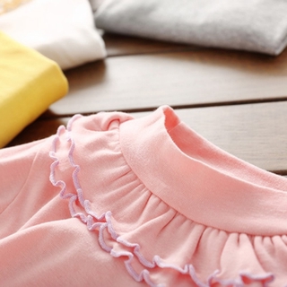 BOBORA Girls Kids Clothes Print Outfits T-shirt Long Sleeve (7)