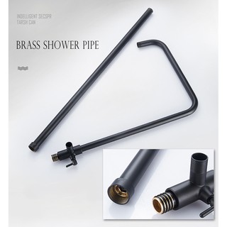 Shower Head Bathroom Shower Mixer Tap Black Rainfall Shower Faucet Set Single Lever Bathtub Shower M (6)