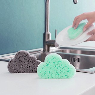 Cloud Sponge 1 pc Art Design Kitchen Dishwashing Soft Cloth Pad