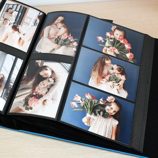 Beautiful shadow 3R leather photo album book 5 inches can hold 400 photo albums Interstitial large-c
