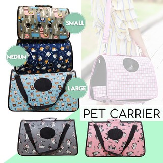 【Ready Stock】┋┅✷Pet Bag Carrier Dog Cat | Foldable Pet Carrier Bag Small, Medium and Large | Foldabl