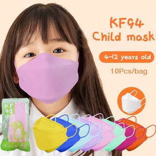 【Fast Delivery】 KF94 Korean10Pcs Face Mask Non-woven Protection Filter 3D Anti Viral Mask Korea Style for kids 【Veemm】