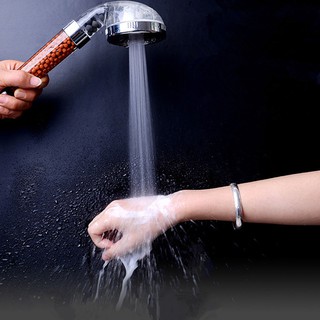 High Pressure Anion Shower Head Set - Handheld Lotus Sprinkler Shower Filter