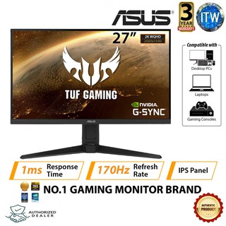 ASUS TUF Gaming VG27AQL1A 27" WQHD IPS170Hz Gaming Monitor