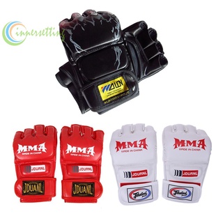 Innersetting MMA Muay Thai Gym Punching Bag Half Mitt Train Sparring Kick Boxing Gloves