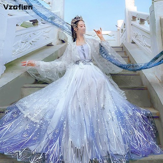【New style, Chinese style, Tang dynasty full chest skirt】Ancient Chinese Hanfu Costume Traditional F