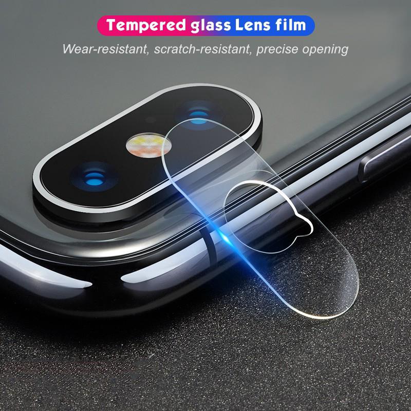 For iPhone XS Max XR X 8 7 Plus Camera Lens Tempered Glass