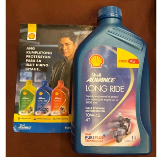 Shell Advance Fully Synthetic 4T Long Ride 10w40 (1 Liter)