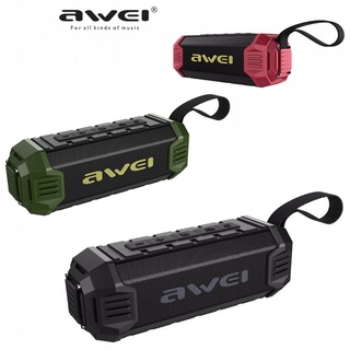 AWEI Y280 Portable Wireless Bluetooth Bass IPX4 Waterproof Speaker with Microphone