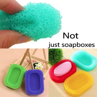 1pc Soap box Creative sponge soap box home absorbent and easy to dry bathroom cleaningperfectqueen.ph