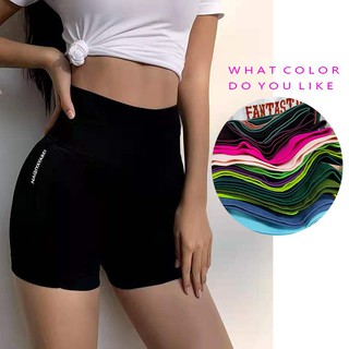 ♞Women HighWaist sports shorts tight Peach hip-boosting Quick dry breathable fitness training yoga31