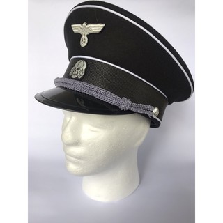 German WW2 Officer SS Hat (Schutstaffel)