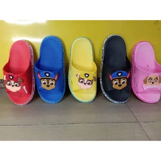 KIDS SLIPPERS FASHION STYLE PAW PATROL FLAT BUO SLIPPERS INDOOR OUTDOOR SLIPPERS #1351-1M 31-35