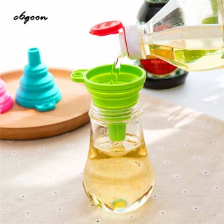 CG| Portable Collapsible Silicone Funnel Hopper Kitchen Accessories Kitchen Gadgets Tools