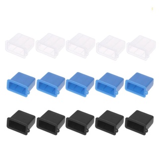 som 5Pcs USB Type A Male Anti-Dust Plug Stopper Cap Cover Protector