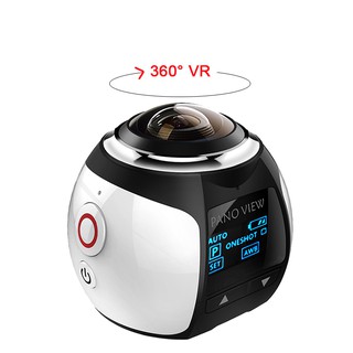【Boutique】360 Camera HD Ultra Mini Panoramic Camera WIFI 16MP 3D Sports Camera Driving VR Action Cam