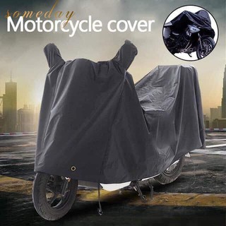 Someday Universal Waterproof Motorcycle Cover Big Size Motor Cover Black