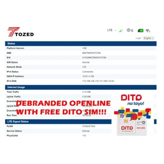 ZLT S10G DEBRANDED WITH DITO SIM PERMANENT UNLOCK UNLIMITED RESET