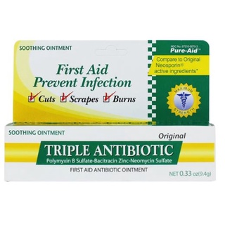 PURE-AID TRIPLE ANTIBIOTIC OINTMENT 9.4g