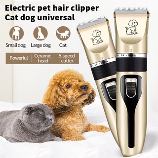 Professional Pet Cat Dog Hair Razor Trimmer Grooming Kit Rechargeable Electrical Clipper Shaver