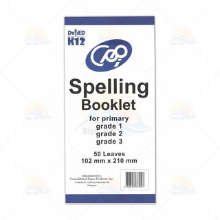 Spelling Booklet Primay and Intermediate Grade 1-6