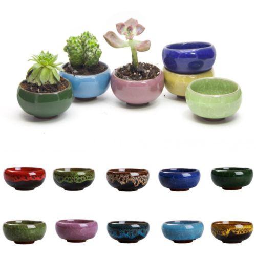 [COD] Flower pot ceramic ornaments office (1)