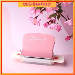*^o^* OPP KW-trio 6-Hole Paper Punch Handheld Metal Hole Puncher 5 Sheet Capacity 6mm for A4 A5 B5 Notebook Scrapbook Diary Planner