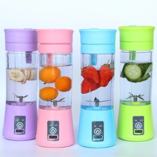Portable juicer▤Divimall Portable USB Rechargeable blender and Juicer