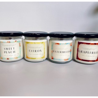Tranquil Co. PH - Fruit Series | Scented Soy Wood Wick Candle | 160g