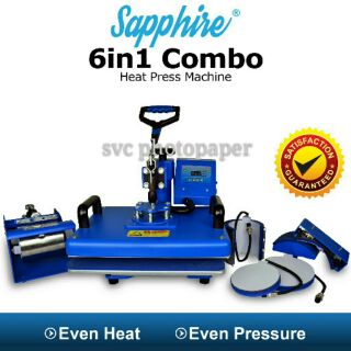 Sapphire 6 In 1 Multi Function Heat Press Machine 38*30cm saze (3)