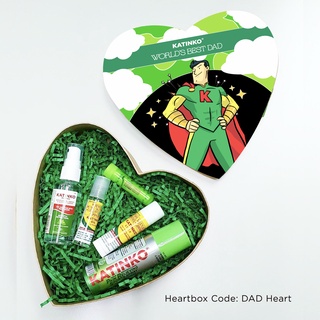World's Best Dad Heart Kraft Box