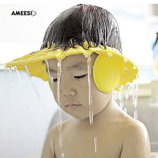 COD!!!Ameesi Adjustable Baby Kid Shampoo Shower Bathing Bath Protect Ear Wash Hair Cap Hat (4)